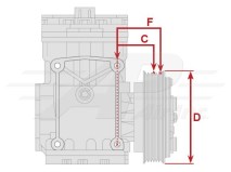 A/C Compressor Clutch 2607014C91